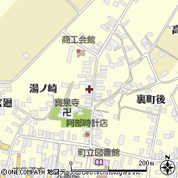 秋田県雄勝郡羽後町西馬音内裏町176周辺の地図