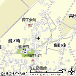 秋田県雄勝郡羽後町西馬音内裏町173周辺の地図