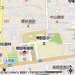 横手市立増田小学校周辺の地図