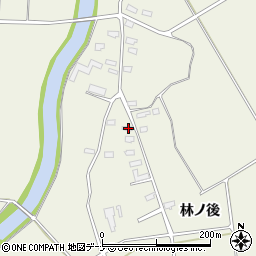 秋田県雄勝郡羽後町杉宮元稲田122-1周辺の地図
