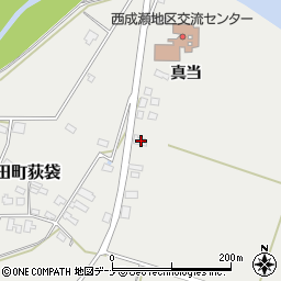 秋田県横手市増田町荻袋真当80-1周辺の地図