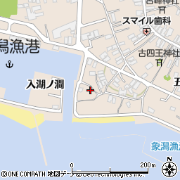 秋田県にかほ市象潟町入湖ノ澗65-4周辺の地図