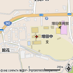 横手市立増田中学校周辺の地図