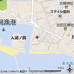 秋田県にかほ市象潟町入湖ノ澗65-13周辺の地図