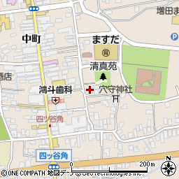 秋田県横手市増田町増田七日町90-5周辺の地図
