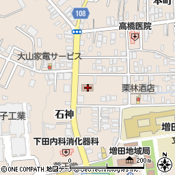 秋田県横手市増田町増田石神71周辺の地図