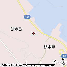 山形県酒田市飛島法木乙201周辺の地図