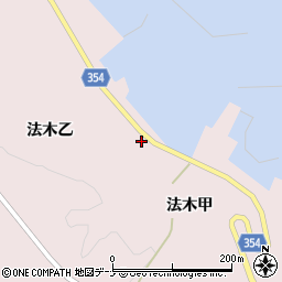 山形県酒田市飛島法木乙195周辺の地図