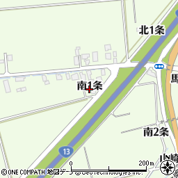 秋田県湯沢市岩崎（南１条）周辺の地図