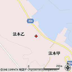 山形県酒田市飛島法木乙205周辺の地図