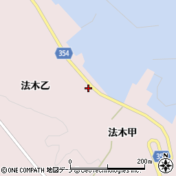 山形県酒田市飛島法木乙297周辺の地図