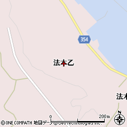 山形県酒田市飛島法木乙周辺の地図
