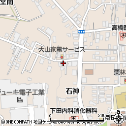 秋田県横手市増田町増田石神9周辺の地図