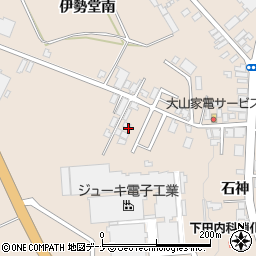 秋田県横手市増田町増田石神西周辺の地図