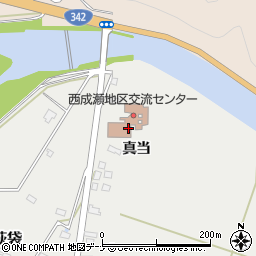 秋田県横手市増田町荻袋真当72周辺の地図