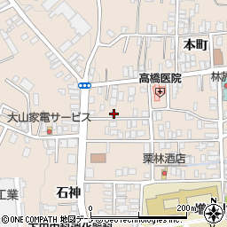 秋田県横手市増田町増田本町125-3周辺の地図