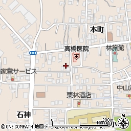 秋田県横手市増田町増田本町130周辺の地図