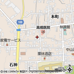 秋田県横手市増田町増田本町130周辺の地図