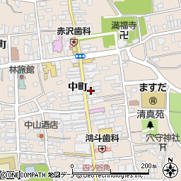 北都銀行増田支店 ＡＴＭ周辺の地図
