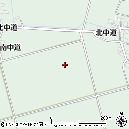 秋田県湯沢市二井田周辺の地図