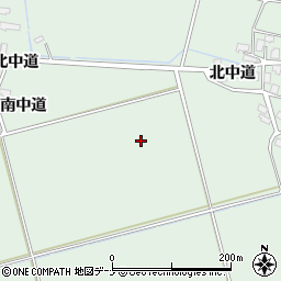 秋田県湯沢市二井田周辺の地図
