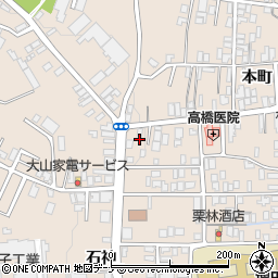 秋田県横手市増田町増田本町121周辺の地図