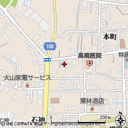 秋田県横手市増田町増田本町125周辺の地図