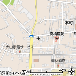 秋田県横手市増田町増田本町122周辺の地図