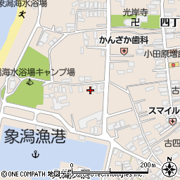 秋田県にかほ市象潟町入湖ノ澗18-1周辺の地図