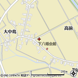 秋田県湯沢市八幡碇周辺の地図