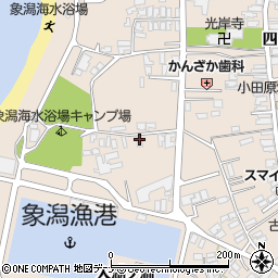 秋田県にかほ市象潟町入湖ノ澗16周辺の地図