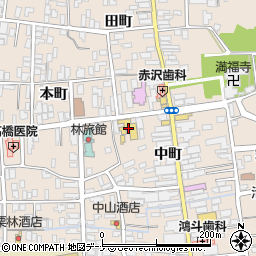 秋田県横手市増田町増田本町9周辺の地図