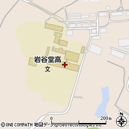 岩手県立岩谷堂高等学校　職員室周辺の地図