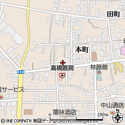 秋田県横手市増田町増田本町63-1周辺の地図