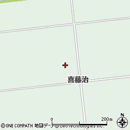 秋田県湯沢市二井田喜藤治周辺の地図