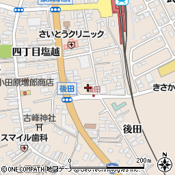 秋田県にかほ市象潟町家ノ後172周辺の地図