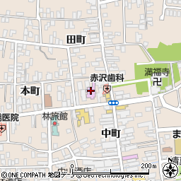 秋田県横手市増田町増田本町5周辺の地図