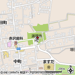 増田山満福寺周辺の地図