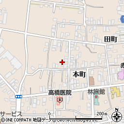 秋田県横手市増田町増田本町96-6周辺の地図