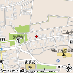 秋田県横手市増田町増田新町118周辺の地図