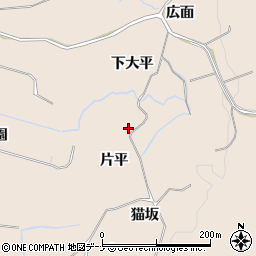 秋田県にかほ市象潟町（片平）周辺の地図