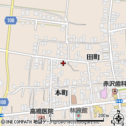 秋田県横手市増田町増田本町90-3周辺の地図