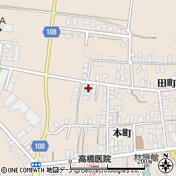 秋田県横手市増田町増田本町98-6周辺の地図