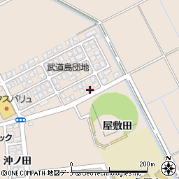 秋田県にかほ市象潟町武道島37周辺の地図