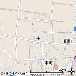 秋田県横手市増田町増田田町141周辺の地図