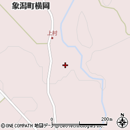 秋田県にかほ市象潟町横岡色田周辺の地図