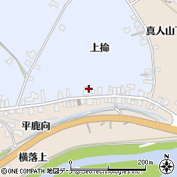秋田県横手市増田町亀田上掵周辺の地図