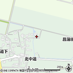 秋田県湯沢市二井田菖蒲田93周辺の地図