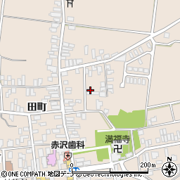 秋田県横手市増田町増田田町31周辺の地図