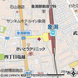 秋田県にかほ市象潟町家ノ後61-16周辺の地図